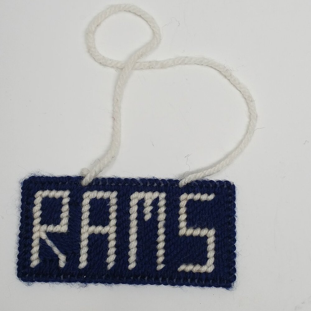 Los Angeles Rams Rectangular Christmas Ornament